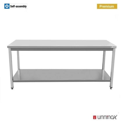 Arbeitstisch – Tiefe 700 mm, ohne Aufkantung – 100 × 70 × 85 cm